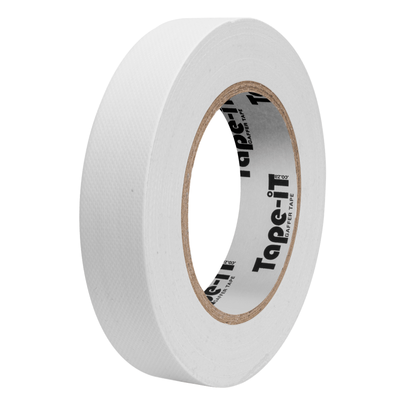 Tape-iT 1inch White Gaffer Tape Rolls 24mm x 25m
